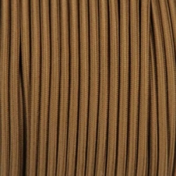 Kolorowy kabel w oplocie 2x0,75 brązowy