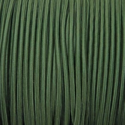 Kolorowy kabel w oplocie 2x0,75 ciemno zielony