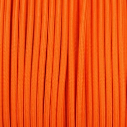 Kolorowy kabel w oplocie 2x0,75 pomarańczowy