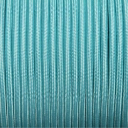 Kolorowy kabel w oplocie 2x0,75 jasno niebieski