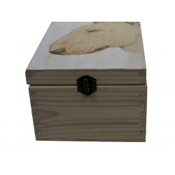 Pudełko ozdobne drewniane ręcznie zdobione BULIK