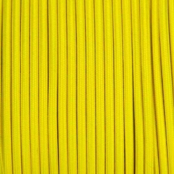 Kolorowy kabel w oplocie 2x0,75 żółty