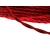 Kolorowy kabel w oplocie skręcany 2x0,75 czerwony