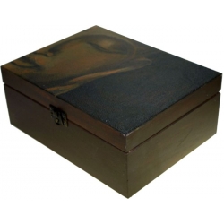 Pudełko ozdobne drewniane BUDDA